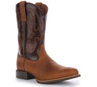 Botas De Hombre Ariat Sport Stratten De Cuero Western En Marrón EU 41-46