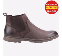 Hush Puppies Tyrone Cuero Espuma Viscoelástica Hombre sin Cierres Botas Marrón
