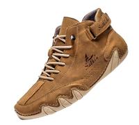 Botas de Hombre Impermeables Nieve Botines Altos de Comercio Exterior Nuevos Otoños para Pareja Botines Cortos de Tiempo Libre para Hombres y Mujeres Tendencia Zapatos de Cuero Transpirable Botas Im