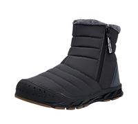 Botas de invierno elegantes sólidas para parejas de gran tamaño nuevos deportes de invierno para el tiempo libre antideslizantes a prueba de agua cálidas y suaves botas de senderismo botas de invierno