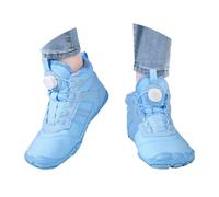 Botas de Invierno Hombre - Zapatos y botas de nieve para hombre, de invierno, con cordones, gruesos, informales, de suela suave, antideslizantes, de moda, para padres e hijos (Sky Blue, 40)
