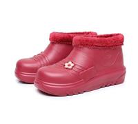 Botas de invierno impermeables para mujer y hombre, botas térmicas de goma, botines de invierno, cálidos, antideslizantes, botas de invierno para exteriores, ligeras, medias botas de nieve, botas de