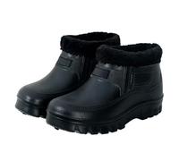 Botas de invierno impermeables para mujer y hombre, botas térmicas de goma, botines de invierno, cálidos, antideslizantes, botas de invierno para exteriores, ligeras, medias botas de nieve, botas de