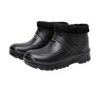 Botas de invierno impermeables para mujer y hombre, botas térmicas de goma, botines de invierno, cálidos, antideslizantes, botas de invierno para exteriores, ligeras, medias botas de nieve, botas de