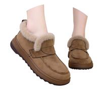 Botas De Invierno Mujer Botas De Pelo Mujer Plataforma 36 Australianas Conguitos Zapatos con Plataforma Botines Invierno Planos Montaña Zapatos Impermeables Apreski Impermeable Agua Calzado Marrones