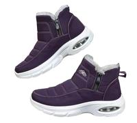 Botas de Invierno Ortopédicos Diabéticos para Mujer,Zapatos Ortopédicos Cálido con cojín de aire,Antideslizante Ligero Botines para Ancianos EU 36-43
