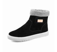 Botas de invierno para hombre con cremallera lateral calzado cómodo aislante del calor para climas fríos, Negro , 43 EU