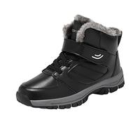 Botas de invierno para hombre, forradas, transpirables, botines de invierno, antideslizantes y resistentes al desgaste, impermeables, térmicos, para senderismo, botas bajas al aire libre, botas de