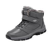 Botas de invierno para hombre, forradas, transpirables, botines de invierno, antideslizantes y resistentes al desgaste, impermeables, térmicos, para senderismo, botas bajas al aire libre, botas de