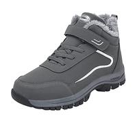 Botas de invierno para hombre, impermeables, impermeables, para bicicleta, para caminar, suaves, anchas, botas de invierno, monocolor, botas de nieve, botas de nieve, botas ligeras, zapatos de