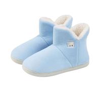 Botas de Invierno para Mujer Antideslizantes con Aislamiento Térmico Cálidas y Confortables para Días Fríos (Light Blue, 43)