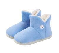 Botas de Invierno para Mujer Antideslizantes con Aislamiento Térmico Cálidas y Confortables para Días Fríos (Sky Blue, 41)