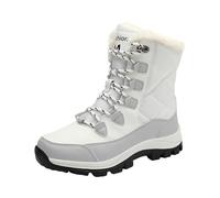 Botas de invierno para mujer, botas de nieve para mujer, botas de nieve para mujer, botas de nieve del noreste, talla grande, para viajes al aire libre, zapatos de algodón grueso, botas de ternera