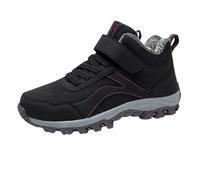 Botas de invierno para mujer, botas de nieve, zapatos de invierno, par de mujeres, personas medianas y mayores, top alto con bragas de terciopelo grueso y cómodos zapatos de algodón, zapatos de