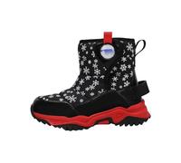 Botas de invierno para niños, cálidas, cómodas, antideslizantes, medias, con relleno de pantorrilla, talla pequeña, talla 32, Negro , 26 EU