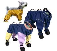 Botas de Invierno para Perros, Impermeables, a Prueba de Nieve, Botas de Lluvia con Tirantes, Pantalones Ajustables para Exteriores, Mangas Resistentes a la Suciedad, protección (3, S)