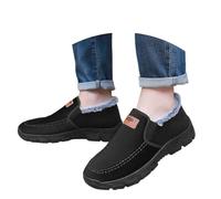 Botas de Invierno sin Cordones, aislantes, cómodas para climas fríos, para Actividades al Aire Libre y Uso Diario, Hombre, Antideslizantes y térmicas_1