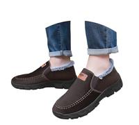 Botas de Invierno sin Cordones, aislantes, cómodas para climas fríos, para Actividades al Aire Libre y Uso Diario, Hombre, Antideslizantes y térmicas_1