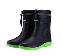 Botas de jardín para hombre, resistentes al agua, fáciles de limpiar, medias altas, unisex, botas de equitación, botines de goma, botines ligeros, botas de lluvia, impermeables y al aire libre, Gn3