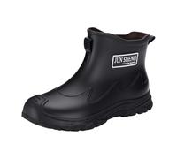 Botas de Lluvia de Estilo clásico y duraderas, de caña Alta y de Goma, Ideales para el Uso Diario en Condiciones de Humedad, Antideslizantes y fáciles de Limpiar para Hombre, Exteriores