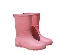 Botas de lluvia de media pantorrilla para mujer, impermeables, informales, para el bienestar, para clima húmedo, para caminar diariamente, jardinería y actividades de festivales, Pink, 39.5 EU