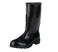 Botas de lluvia de trabajo para hombre, resistentes a golpes y pinchazos, para industria y minería, resistentes al aceite y a los álcalis, zapatos acuáticos blancos, tubo medio sin forro polar