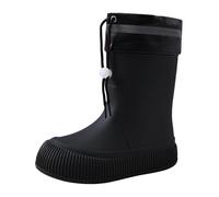 Botas de lluvia de tubo medio con cordón para mujer, zapatos de lluvia para mujer, ancho ancho, color liso, plataforma deslizante, zapatos de agua antideslizantes para adultos, suela suave