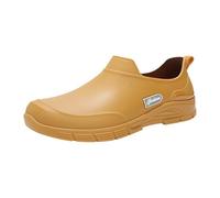 Botas de lluvia genéricas para mujer, tobillo, botas de goma para mujer, bajo, botas antideslizantes ligeras, botines urbanos diarios, zapatos al aire libre ideales, zapatos impermeables cómodos