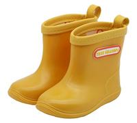 Botas de lluvia para bebés Botas de lluvia cortas para niños pequeños, fáciles de poner y resistentes al agua