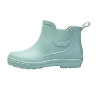 Botas de lluvia para mujer, antideslizantes, desmontables con algodón en el interior, botas de lluvia, zapatos de agua de goma para exteriores Grasa Botas Suela Protectora Zapatos (C, 39)