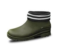 Botas de Lluvia para Mujer Y Hombre Trabajo Botines El Jardín Antideslizante Tobillo Boots Casuales Color Sólido Comodas Wellington Moda