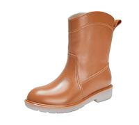 Botas de Lluvia para Mujer Y Hombre Zapatos Trabajo JardíN Antideslizante Tobillo Boots Puntera Redonda Moda Clásica Botines Goma Invierno Puntiagudas