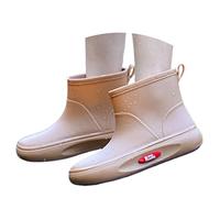 Botas de Lluvia para Mujer Y Hombre Zapatos Trabajo Verano Zapatillas Cálidas Puntera Redonda Moda Clásica Comodas Wellington Boots