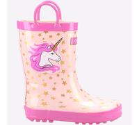 Botas De Lluvia Para Niñas Junior Unicornio Cotswold Puddle Impermeables