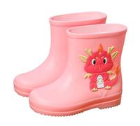 Botas de Lluvia para niños con Boca elástica y Suela Texturizada Antideslizantes Ligeras y cómodas para Estudiantes de Primaria (28 Little Child) 2026