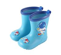 Botas De Lluvia para Niños Y Niñas Antideslizantes Cómodas para Jugar Al Libre (Blue 295 Little Child)