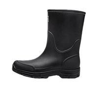 Botas de lluvia para parejas, para exteriores, informales, para hombre, botas de lluvia para días no lluviosos, botas de trabajo para hombre, Black, 36 2/3 EU