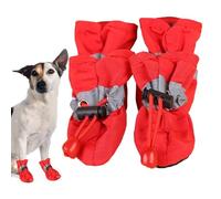 Botas de lluvia para perros y patas - para perros calles calientes, suave protección para patas de perro ajustable, cordón transpirable, gatos pequeños y medianos, utilidad multiusos para exteriores e