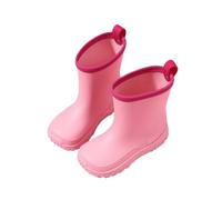 -Botas de lluvia para y niñas, zapatos para estudiantes y estudiantes para días lluviosos, zapatos de goma para bebés Botas de invierno 41, Rosa., 28.5 EU