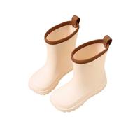 -Botas de lluvia para y niñas, zapatos para estudiantes y estudiantes para días lluviosos, zapatos de goma para bebés Botas de invierno 41, Blanco, 28.5 EU