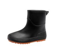 Botas de lluvia Wellington para mujer, ligeras, de EVA, duraderas, cómodas, para exteriores, impermeables, antideslizantes, para lluvia, barro, negro b, 38.5 EU