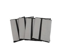 Botas de Malla para Moscas para Caballos, Envolturas Protectoras y Transpirables para Piernas para Suministros Ecuestres, Poliéster, Tamaño 18,9x14,96 Pulgadas (Grey)