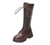 Botas de Media Caña para Mujer Bota Estilo Cowboy con Tacón Cubano Tacon bajo, comodas y Elegantes Ancho Comodo altas hasta la rodilla Western Ideales Otono Invierno