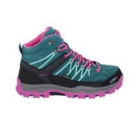 CMP Kids Rigel Mid Trekking Shoe Wp, Botas de Senderismo Unisex niños, Multicolor (Lake Pink Fluo), 40 EU