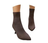 Botas de Media Pantorrilla para Mujer Tallas Grandes Botas Comodas Y Elegantes Biker De Montar A Caballo Elegantes, cómodas Zapatos Sueltos Color sólido Zapatos Ligeros para Mujer