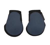 Botas de menudillo de caballo, protectores de piernas, botas de caballo elásticas a prueba de golpes para competición de salto, Protector de pierna de caballo, carcasa de PU, 2 (Patas traseras azul