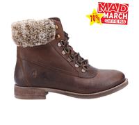 Hush Puppies Effie Espuma Viscoelástica Mujer Casual Moda Caminar Botas Marrón