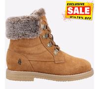 Hush Puppies Mini Florence Júnior Infantil Niña Moda Ante Botas Casual Marrón