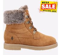 Botas De Moda Casuales Hush Puppies Mini Florence Para Niñas En Suede Color Tan