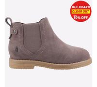 Hush Puppies Mini Maddy Júnior Infantil Niña Moda Ante Botas Casual Gris